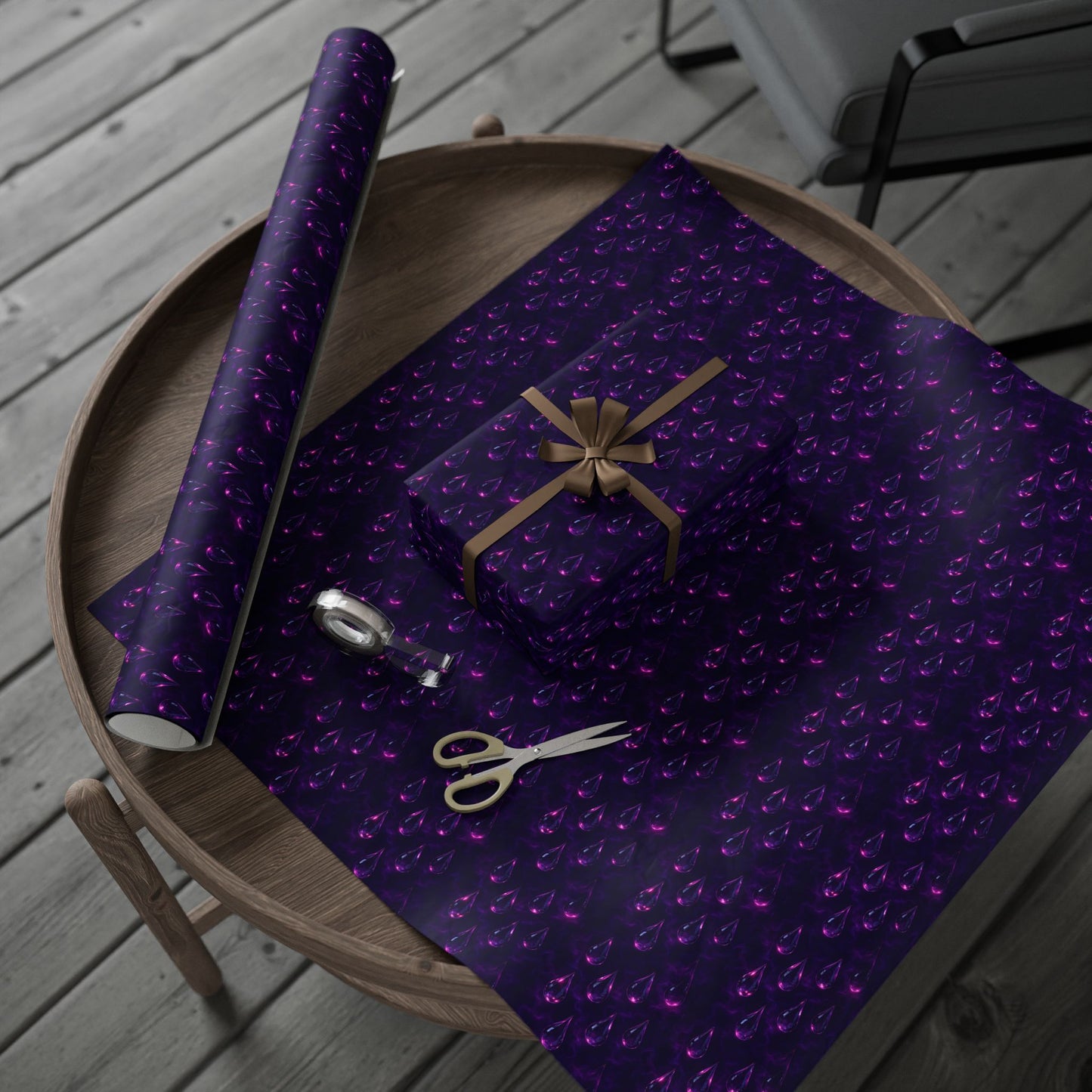 Wrapping Papers, Purple Rain, Gift Wrap Roll for Holidays, Birthdays, Special Occasions, Musician Gift Wrap, Unique