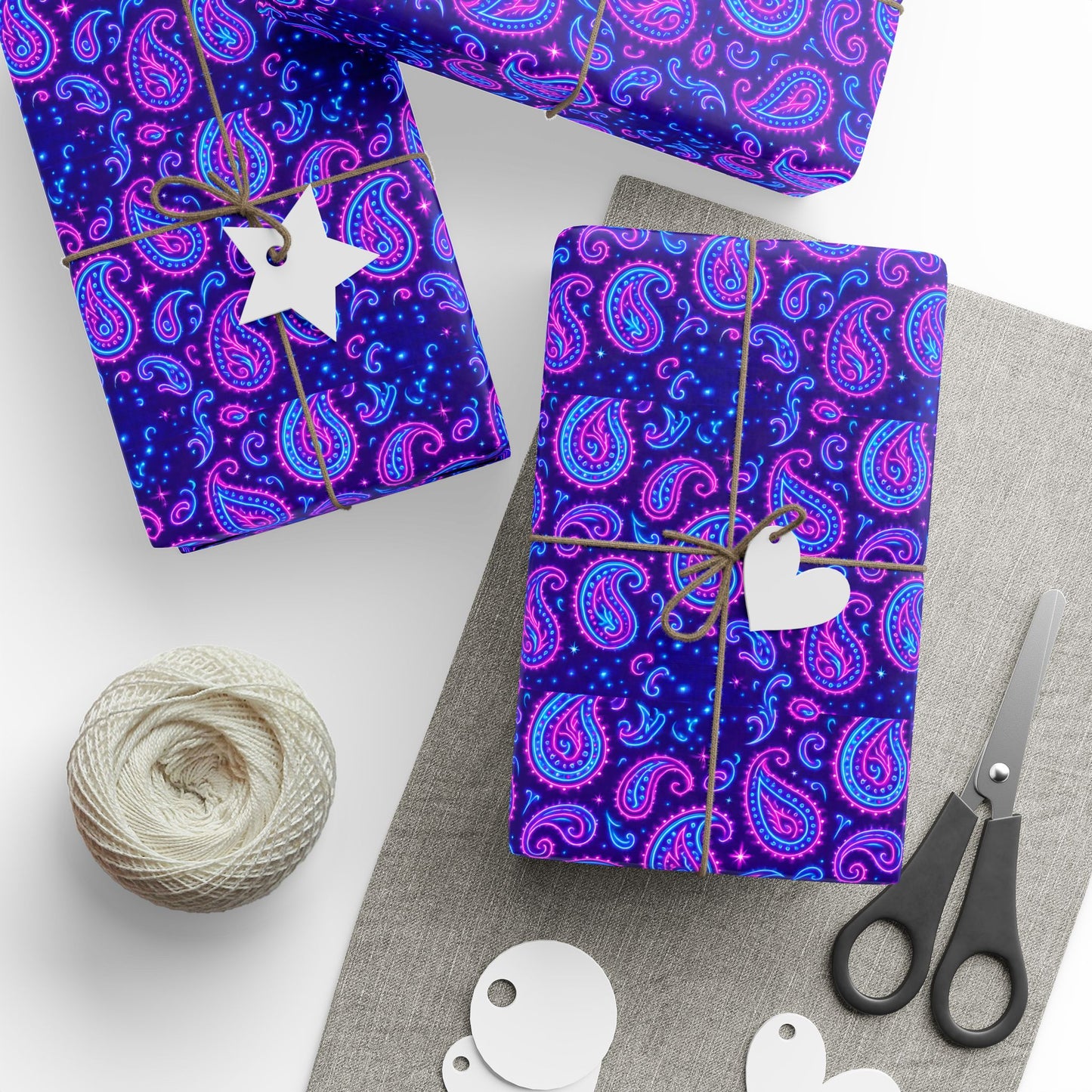 Wrapping Papers, Prince Paisley Pattern, Gift Wrap Roll for Holidays, Birthdays, Special Occasions, Musician Gift Wrap, Unique