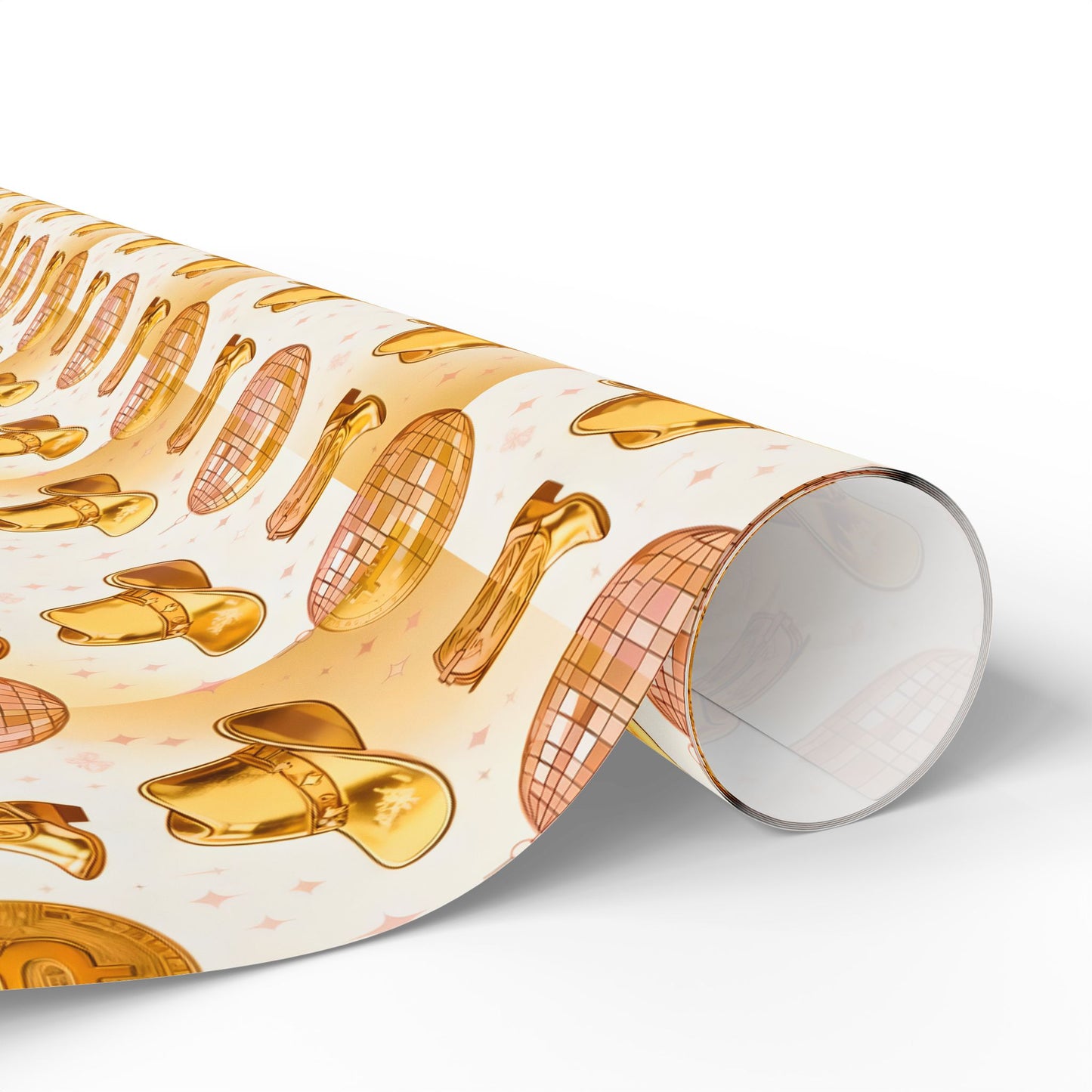 Bitcoin Cowboy Wrapping Paper, Cryptocurrency Christmas Gift Wrap, Digital Currency Holiday Present Decor, Blockchain Birthday Party