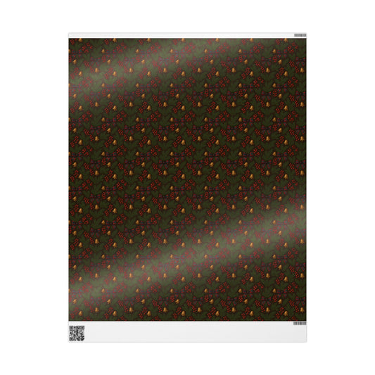 Gift Wrap, Designer Inspired Ralph Lauren Wrapping Paper, Luxury Holiday Present Wrap, Craft Paper Roll, DIY Packaging Supplies, Christmas
