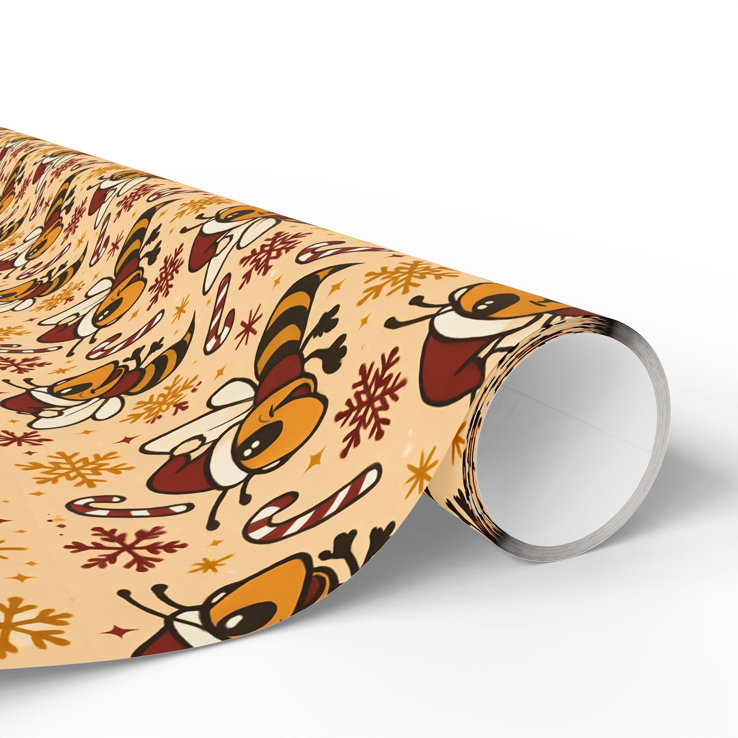 Santa Hornet Wrapping Paper, Birthday, Christmas, Holidays, The Heist Club Colorful Pattern