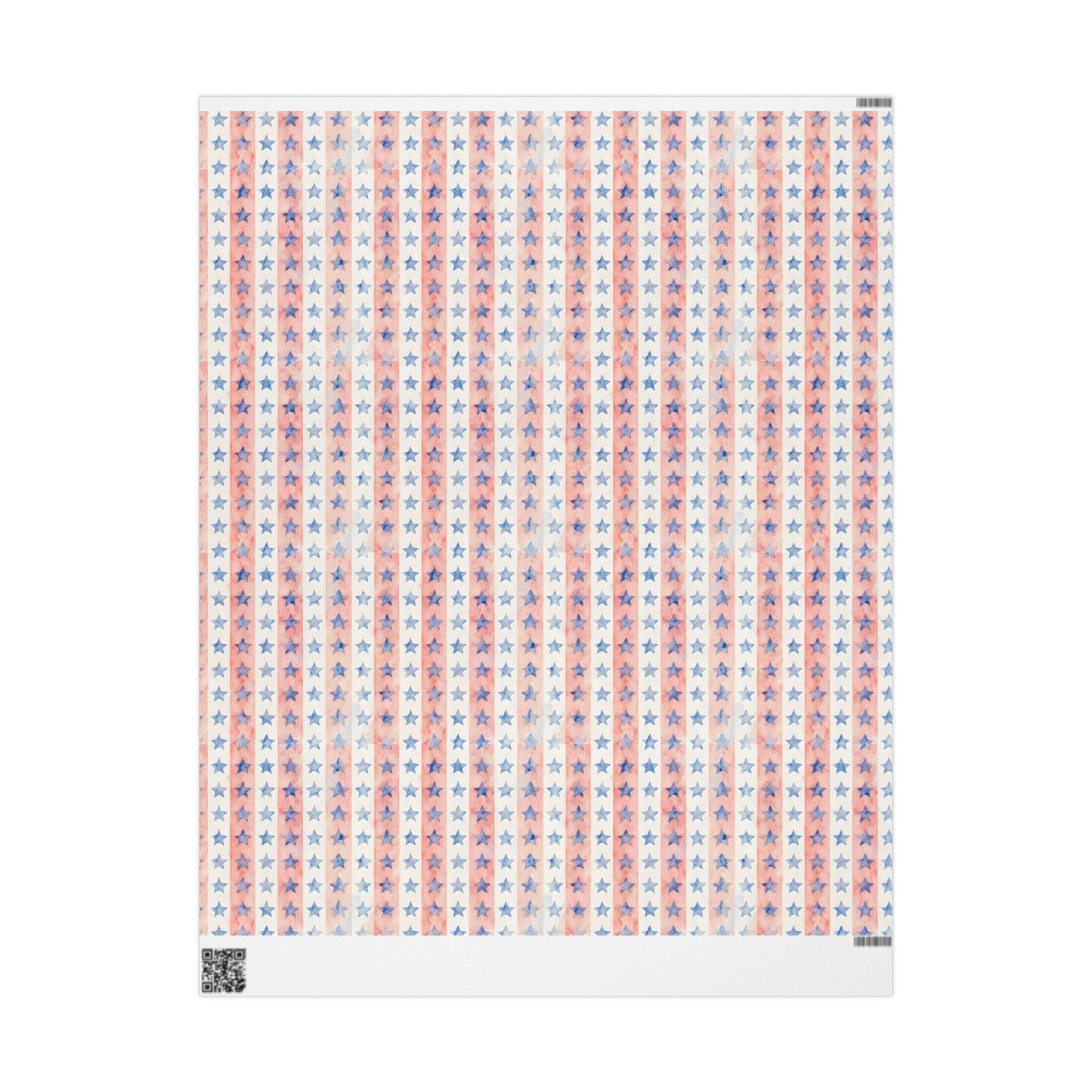 Wrapping Papers, Patriotic Stars Gift Wrap, USA Flag Stars Packaging Supplies, Independence Day Decor, 4th of July Party Favor, Red White