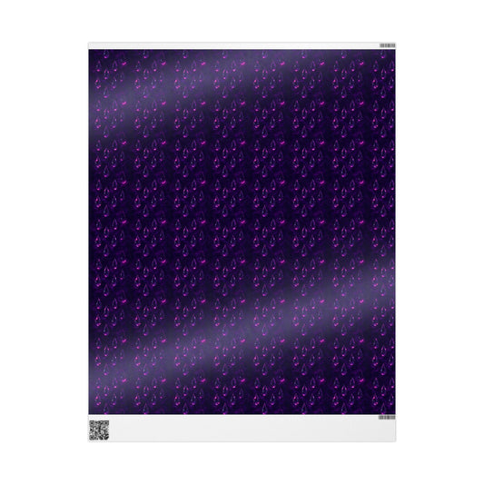 Wrapping Papers, Purple Rain, Gift Wrap Roll for Holidays, Birthdays, Special Occasions, Musician Gift Wrap, Unique