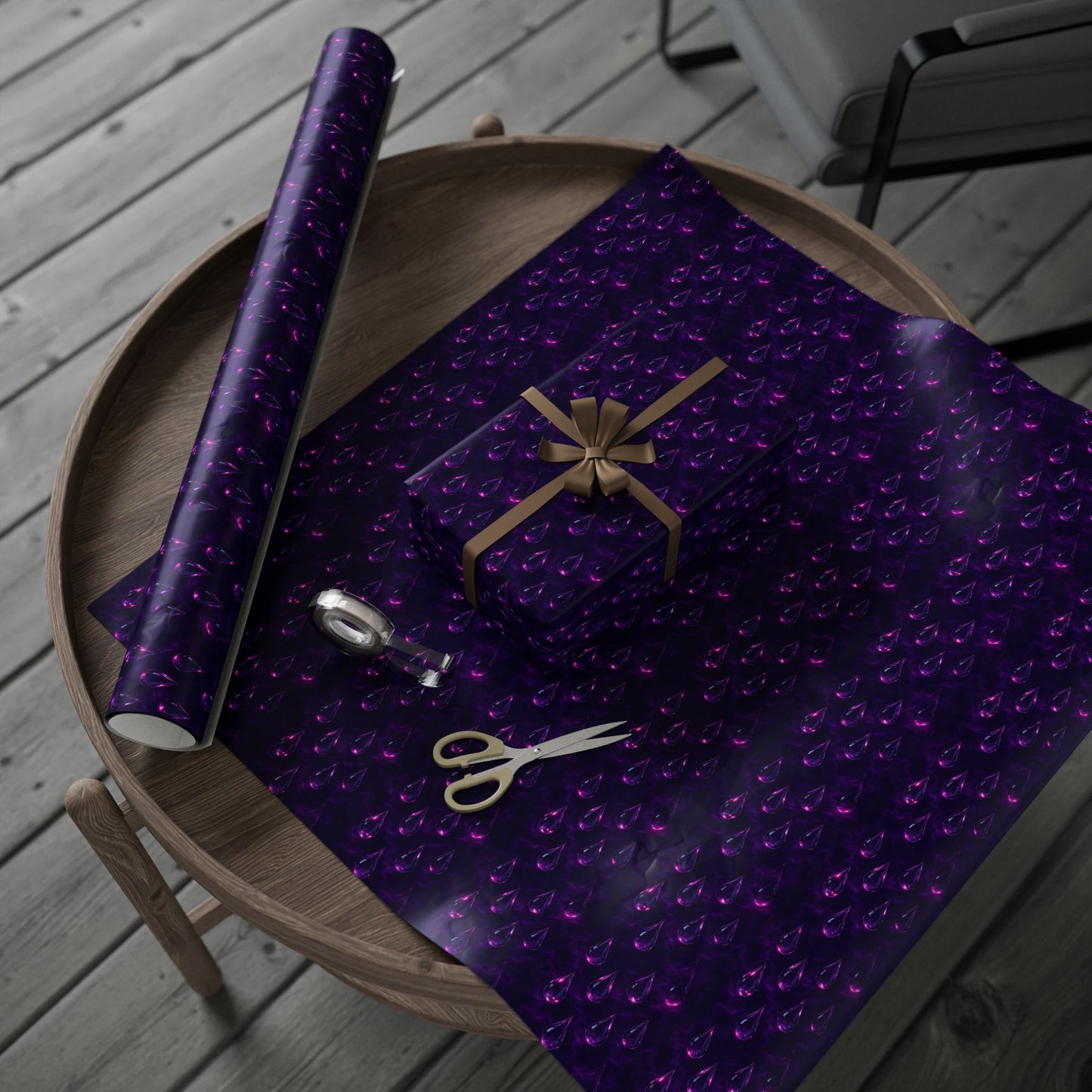 Wrapping Papers, Purple Rain, Gift Wrap Roll for Holidays, Birthdays, Special Occasions, Musician Gift Wrap, Unique