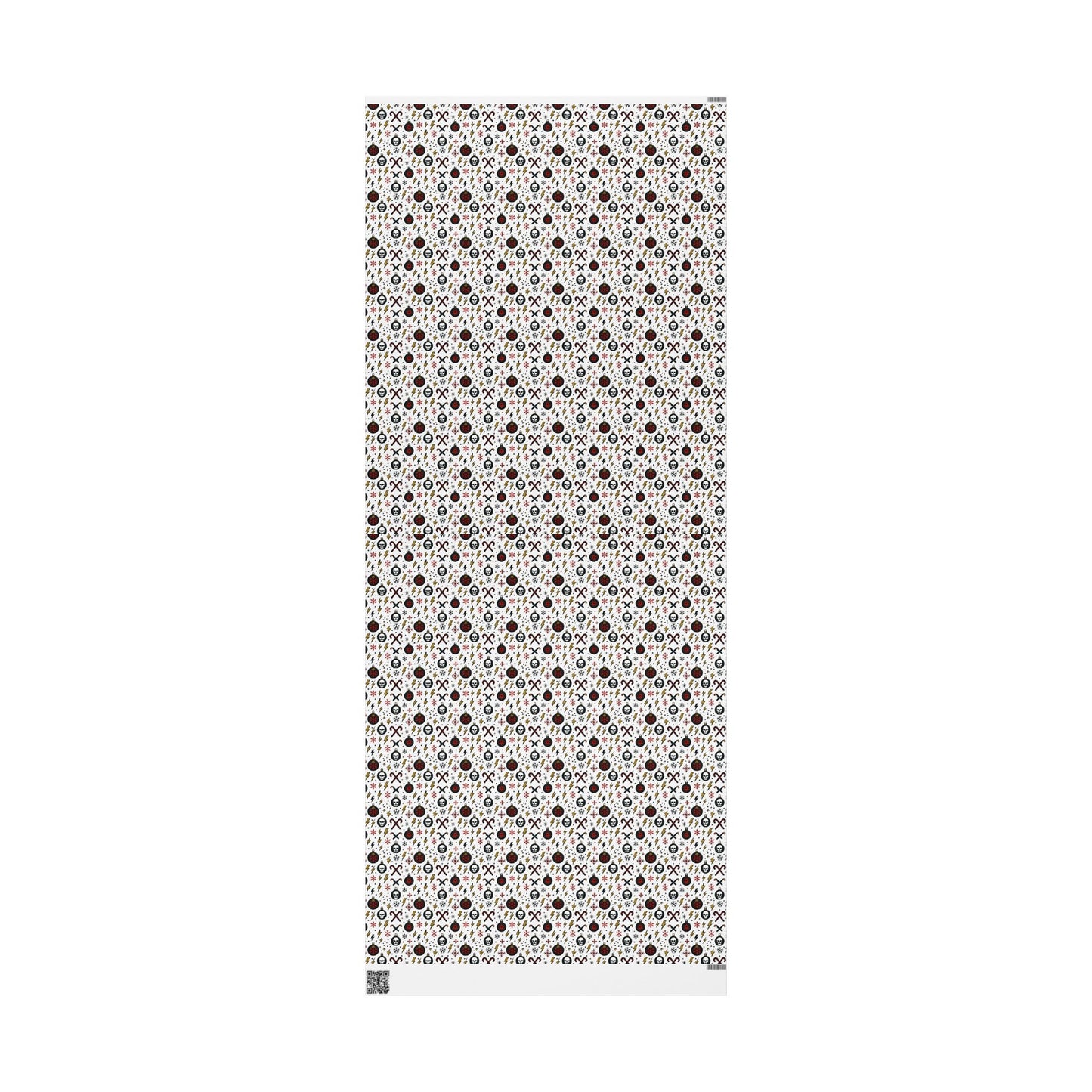 Gift Wrap, Skull and Candy Cane Ozzy Osbourne Inspired Wrapping Paper, Holiday Wrapping, Festive Gift Wrap, Music Lover Gift Wrap, Rock and