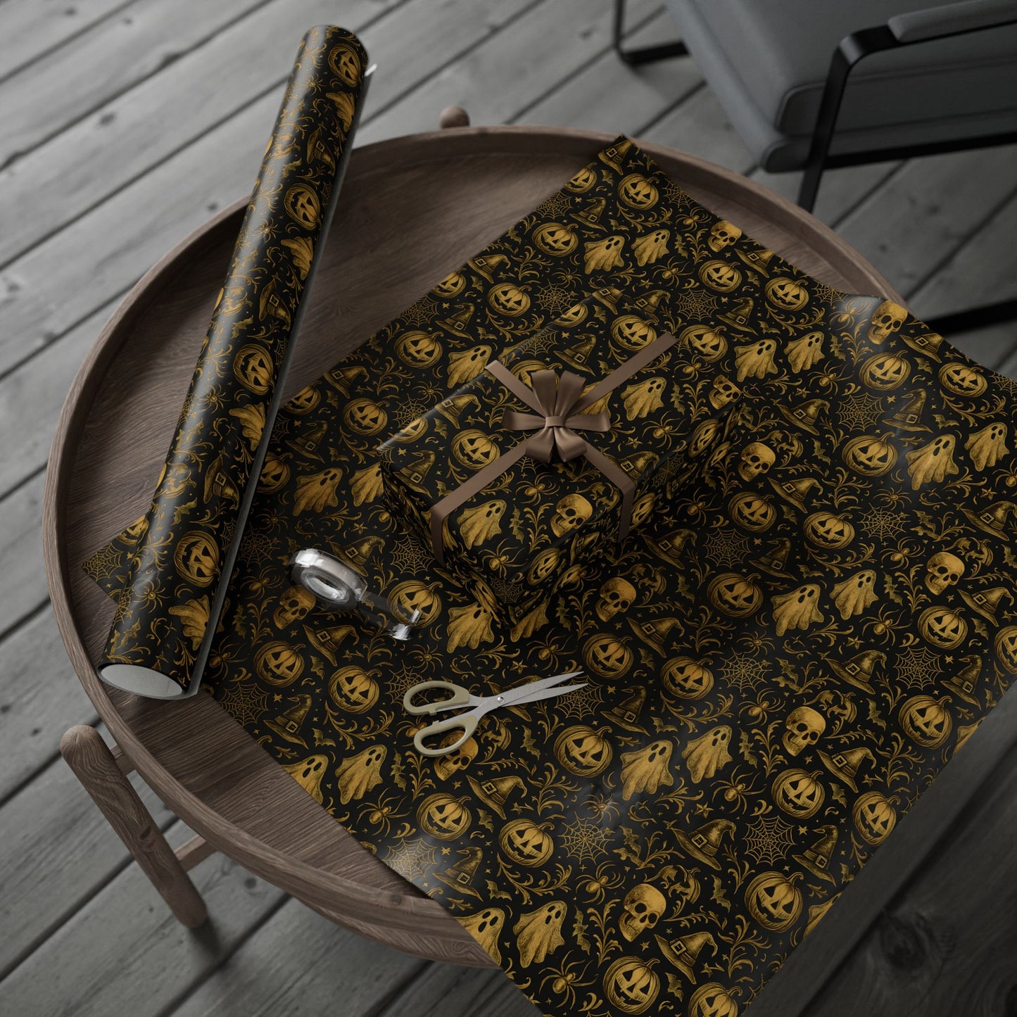 Halloween Wrapping Paper Design, Gift Wrap for Parties, Presents, Crafts, Decor, Scrapbooking