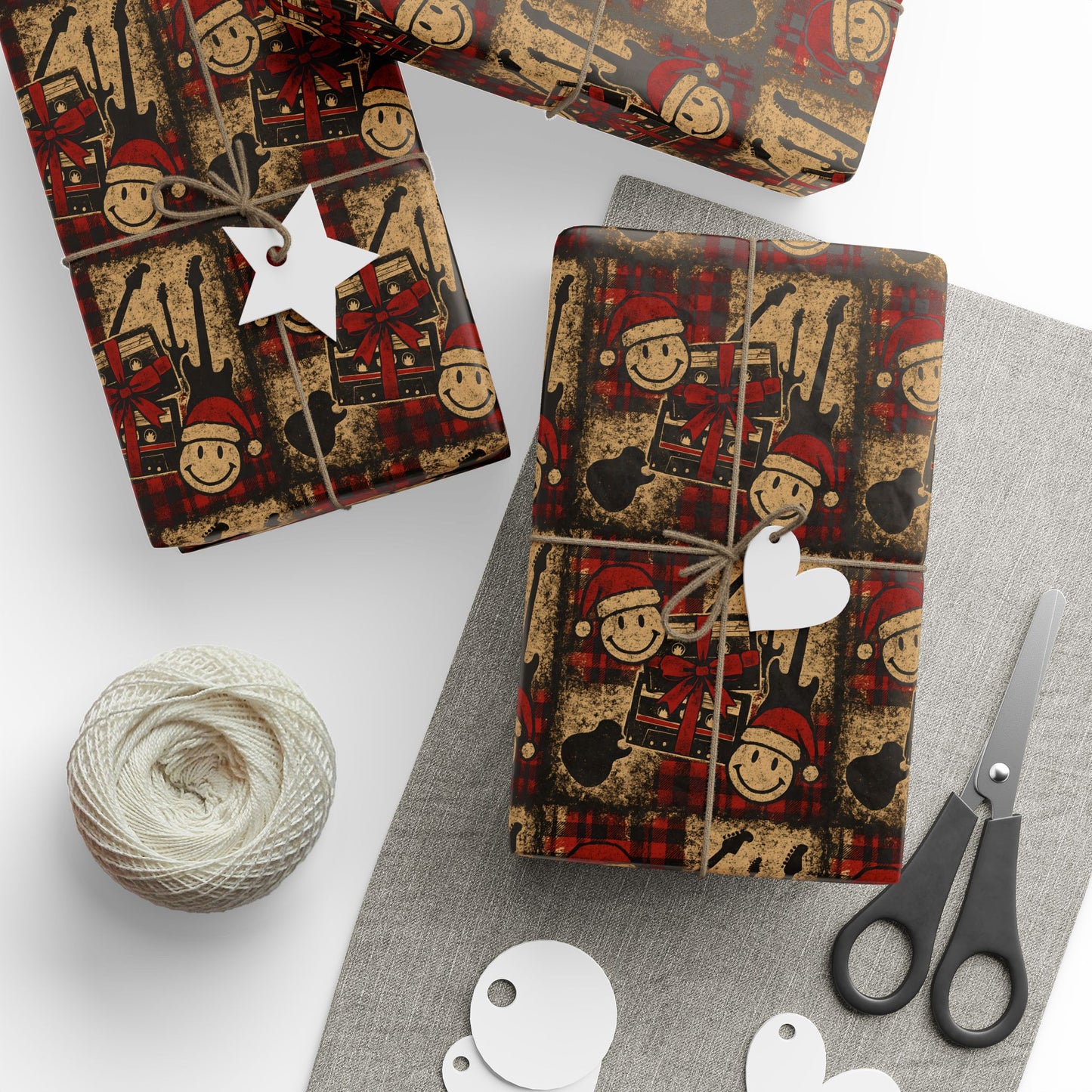 Cobain Wrapping Papers - Nirvana Inspired Gift Wrap, Alternative Rock Band Decor, Unique Present Packaging, Music Lover Holiday Supplies,