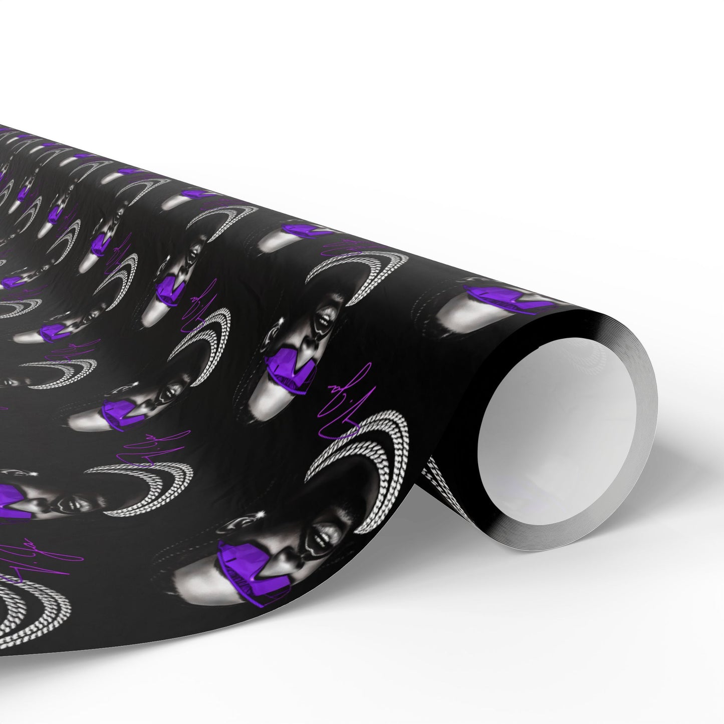 Wrapping Paper, MN VIKINGS Gift Wrap, Christmas Holiday Present Decoration, Birthday Party Supplies, Elegant Black and Gold Design