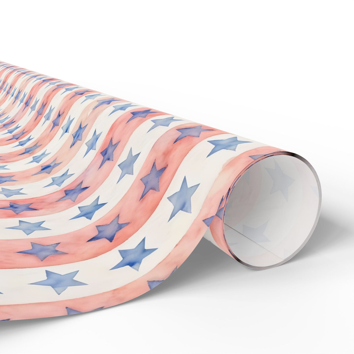 Wrapping Papers, Patriotic Stars Gift Wrap, USA Flag Stars Packaging Supplies, Independence Day Decor, 4th of July Party Favor, Red White
