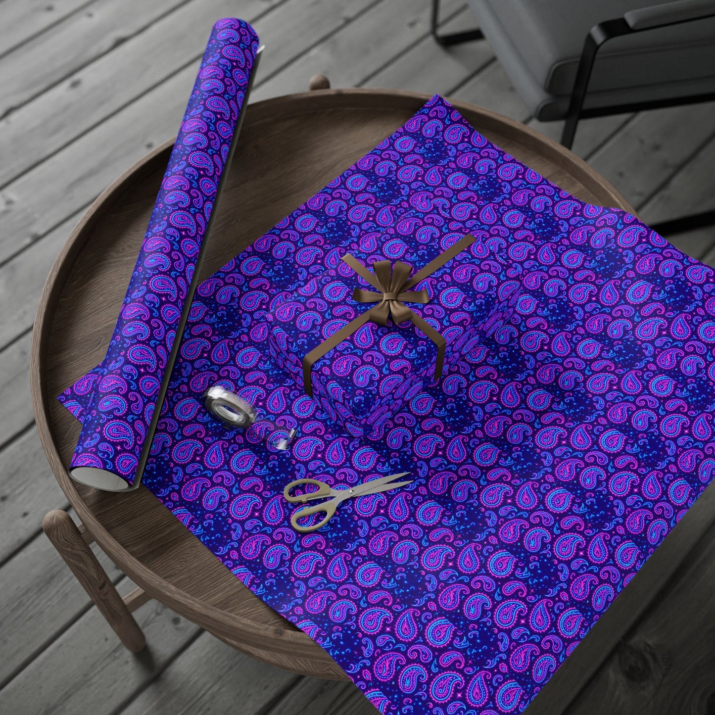 Wrapping Papers, Prince Paisley Pattern, Gift Wrap Roll for Holidays, Birthdays, Special Occasions, Musician Gift Wrap, Unique