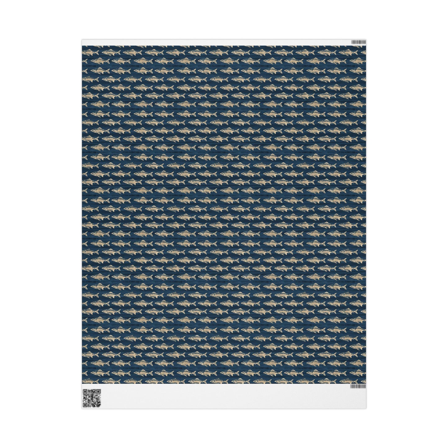 Vintage Fish Wrapping Papers, Nautical Gift Wrap, Ocean Themed Craft Paper, Fish Patterned Gifts, Under the Sea Packaging Supplies