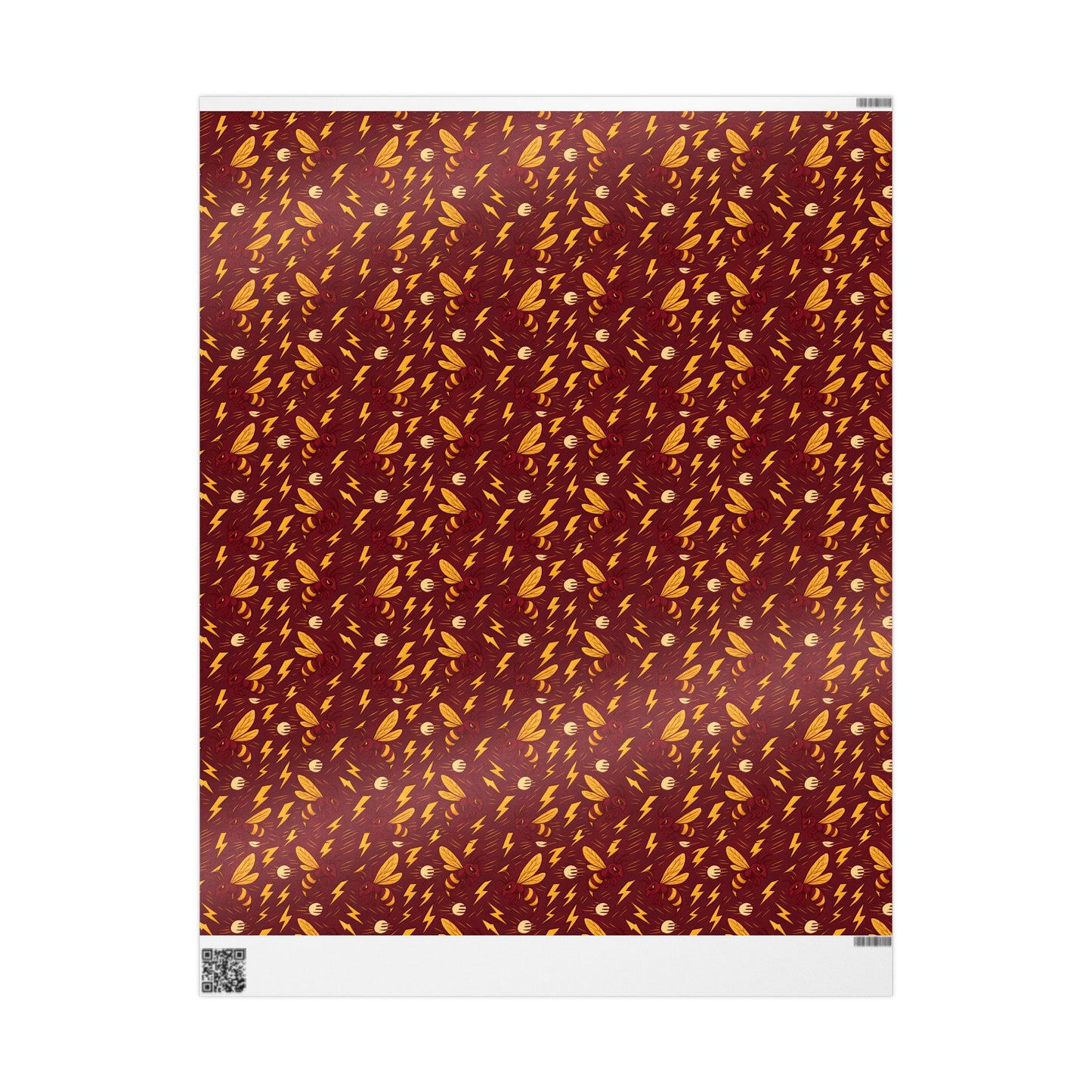 Hornet Wrapping Paper Set for Gift Wrapping, Birthday, Christmas, Holidays, The Heist Club Colorful Pattern
