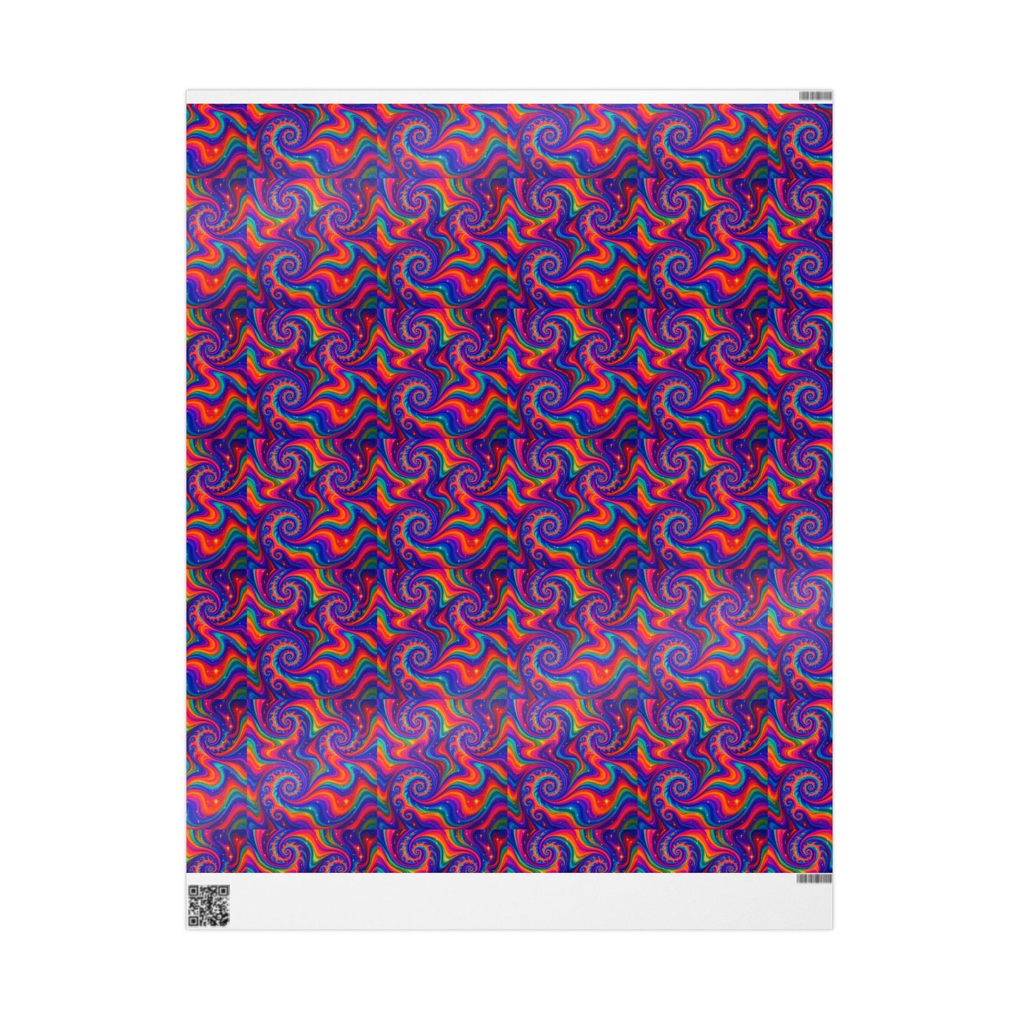 Psychedelic rockstar inspired Wrapping Papers, Gift Wrap Sheets for Music Lovers, Unique Holiday Gift Packaging, Music Themed