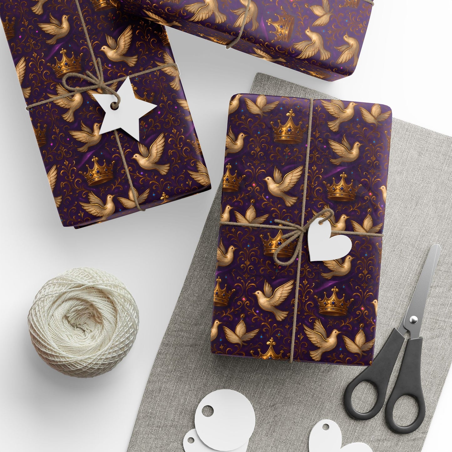 Wrapping Papers, Prince Paisley Dove Guitar Pattern, Gift Wrap Roll for Holidays, Birthdays, Special Occasions, Musician Gift Wrap, Unique