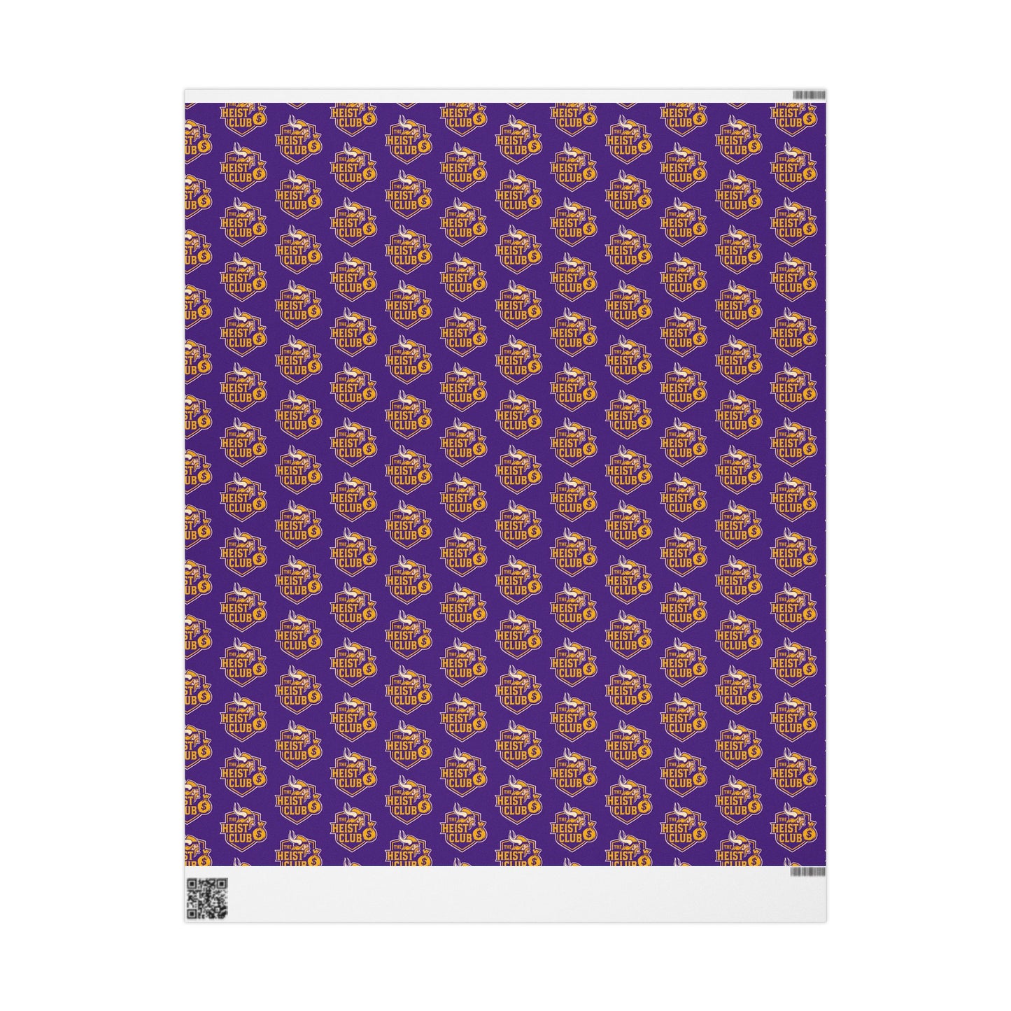 Wrapping Paper, The Heist Club MN Viking wrapping paper, Gift Wrap, Present Wrap, Party Supplies, Holiday Gift Wrap, Wrapping Supplies