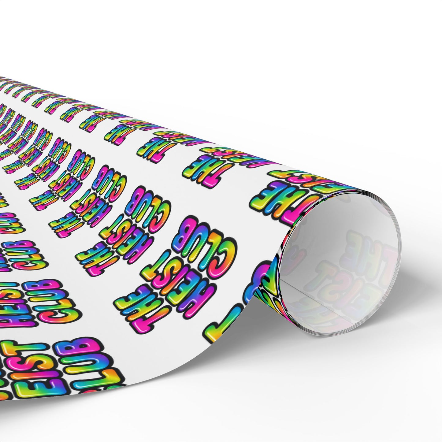 Wrapping Paper Set for Gift Wrapping, Birthday, Christmas, Holidays, The Heist Club Colorful Pattern