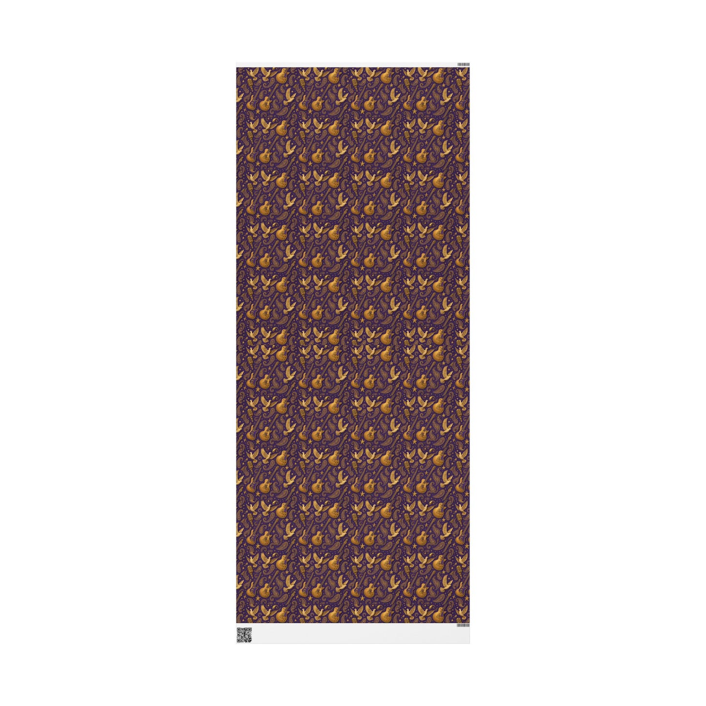 Wrapping Papers, Prince Paisley Dove Guitar Pattern, Gift Wrap Roll for Holidays, Birthdays, Special Occasions, Musician Gift Wrap, Unique