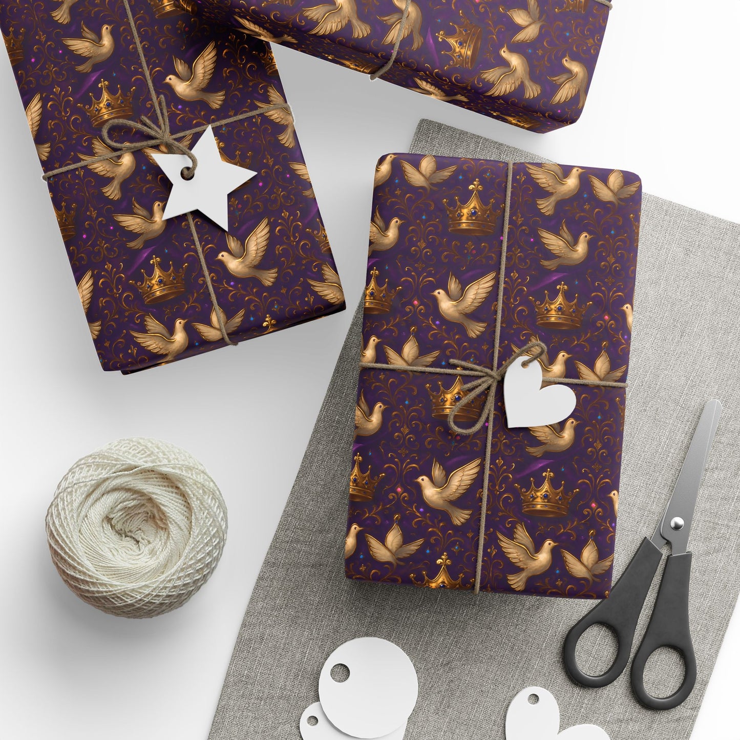Wrapping Papers, Prince Paisley Dove Guitar Pattern, Gift Wrap Roll for Holidays, Birthdays, Special Occasions, Musician Gift Wrap, Unique