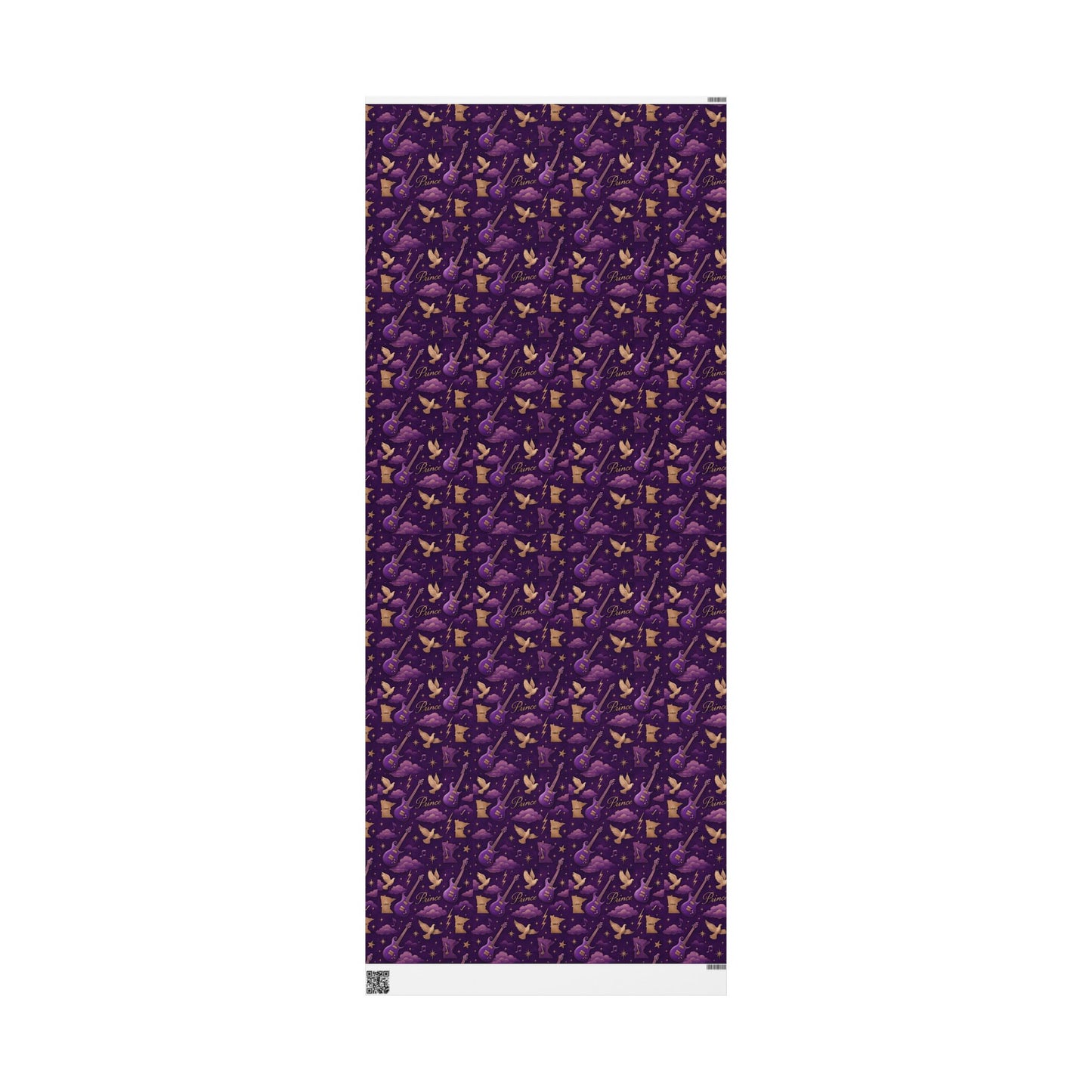 Wrapping Paper, Purple Rain Gift Wrap, Prince Inspired Present Paper, Music Lover Birthday Wrap, Holiday Gift, Unique Celebration Supplies