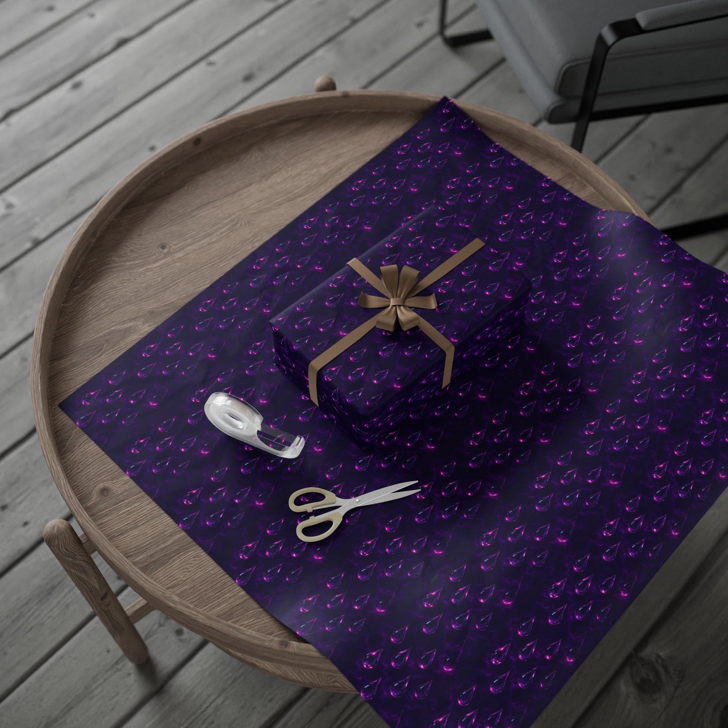 Wrapping Papers, Purple Rain, Gift Wrap Roll for Holidays, Birthdays, Special Occasions, Musician Gift Wrap, Unique