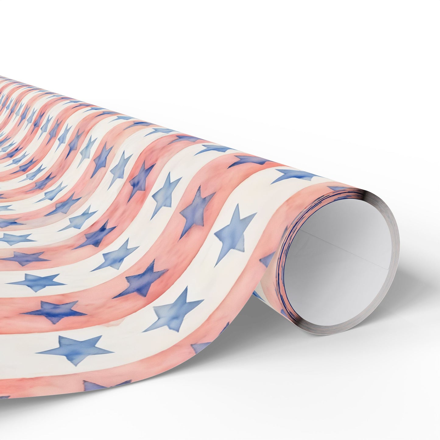 Wrapping Papers, Patriotic Stars Gift Wrap, USA Flag Stars Packaging Supplies, Independence Day Decor, 4th of July Party Favor, Red White