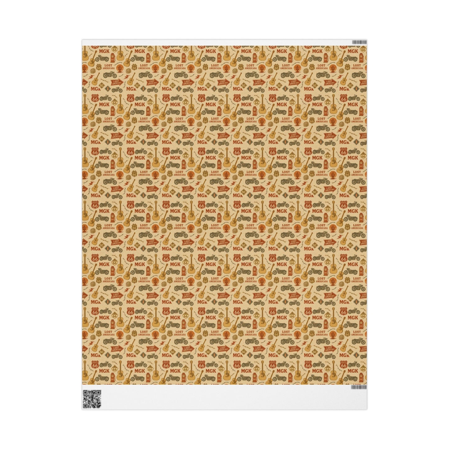 Copy of Wrapping Papers, MGK Lost Americana wrapping paper - Wrap, Music Lover Christmas Birthday Party Decor, Gift Wrap Roll, DIY Crafts,