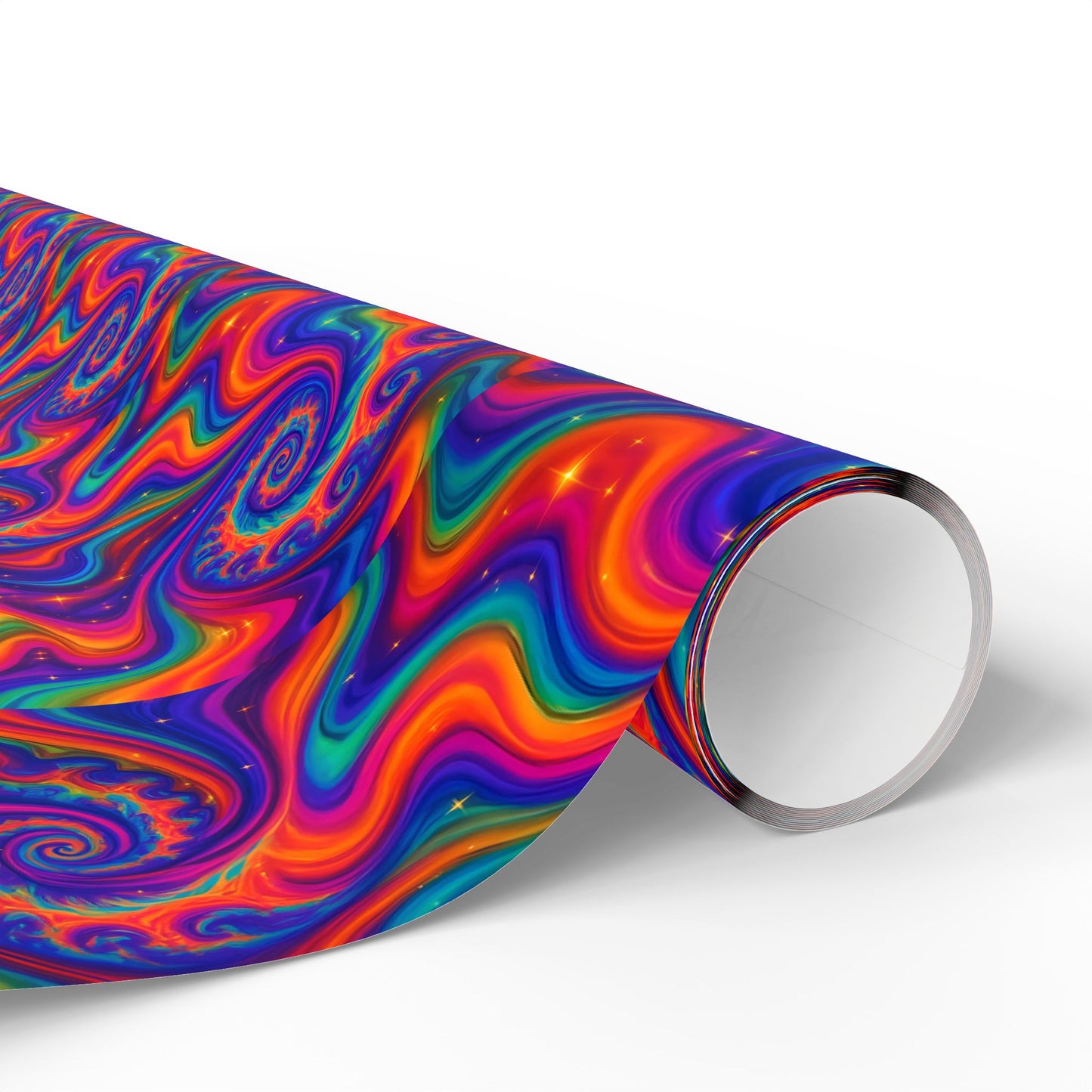 Psychedelic rockstar inspired Wrapping Papers, Gift Wrap Sheets for Music Lovers, Unique Holiday Gift Packaging, Music Themed