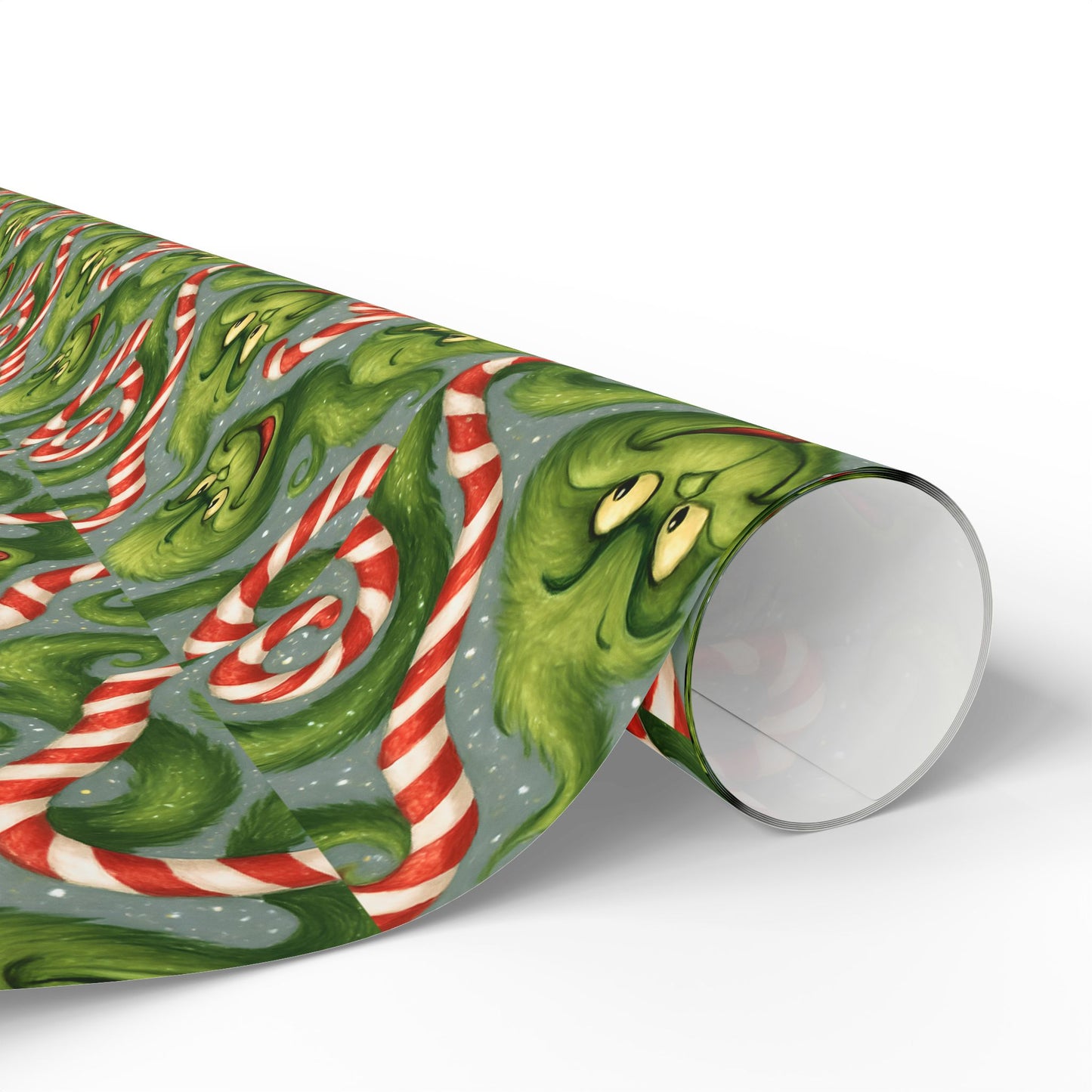 Grinch Inspired Wrapping Paper | Holiday Christmas Wrapping Sheets