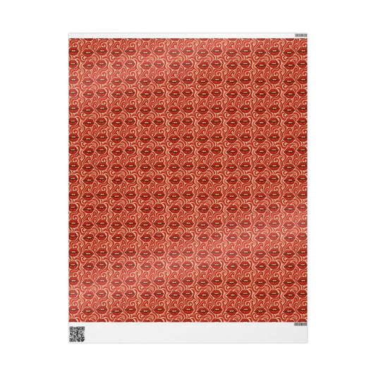 Lips Wrapping Papers | Holiday Candy Pattern