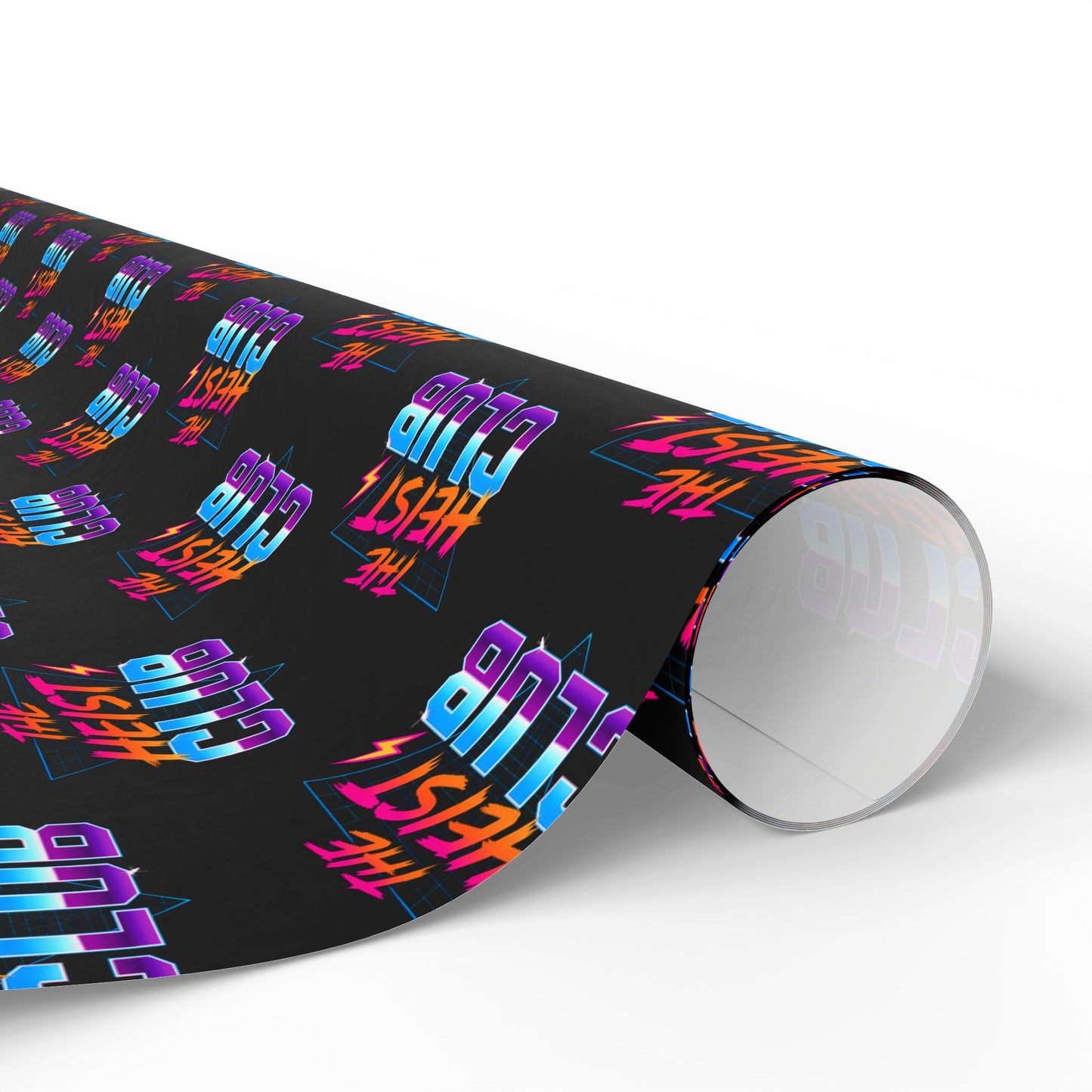 Wrapping Paper, The Heist Club Gift Wrap, Christmas Holiday Present Decoration, Birthday Party Supplies, Elegant Black and Gold Design
