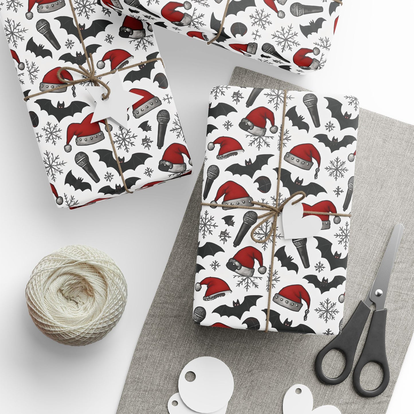 Ozzy Wrapping Papers, Gift Wrap Sheets for Music Lovers, Unique Holiday Gift Packaging, Music Themed
