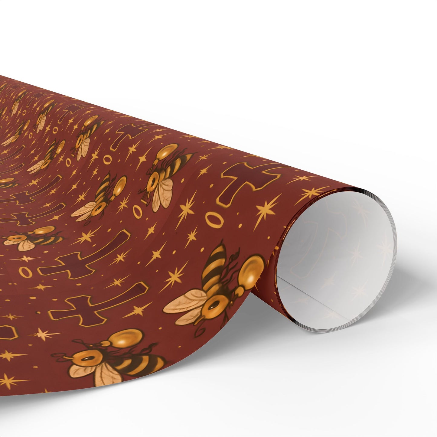 Hornet Wrapping Paper Set for Gift Wrapping, Birthday, Christmas, Holidays, The Heist Club Colorful Pattern