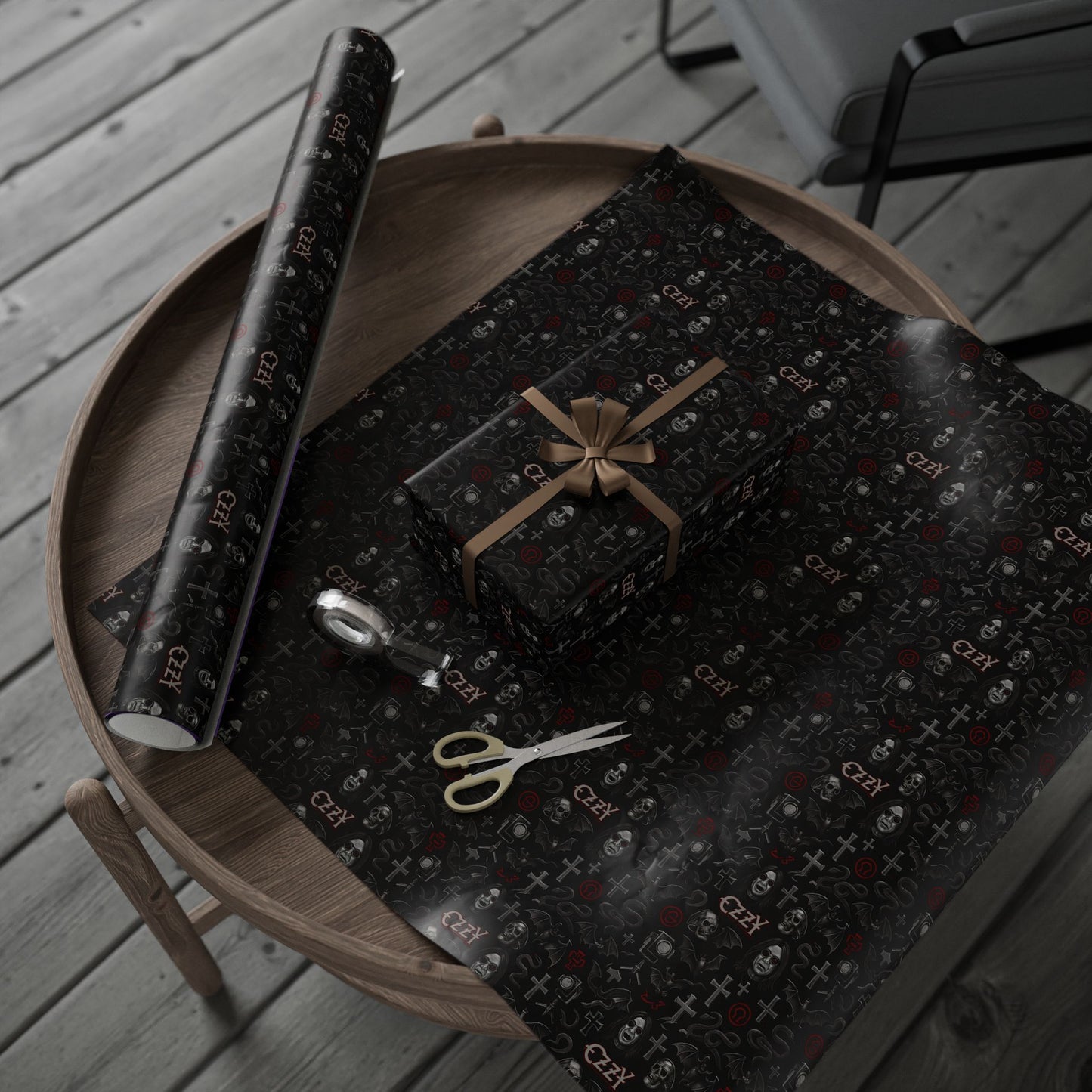 Ozzy Wrapping Papers, Gift Wrap Sheets for Music Lovers, Unique Holiday Gift Packaging, Music Themed