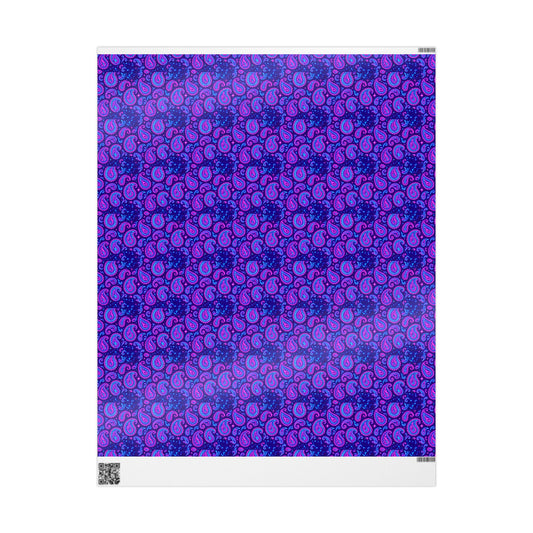 Wrapping Papers, Prince Paisley Pattern, Gift Wrap Roll for Holidays, Birthdays, Special Occasions, Musician Gift Wrap, Unique