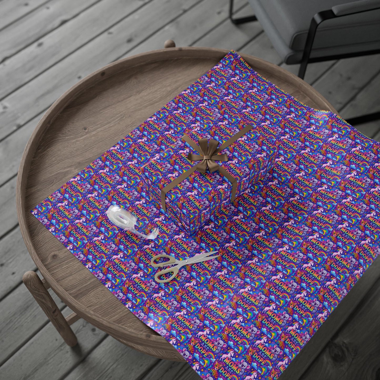Wrapping Paper, Moms are dope The Heist Club Gift Wrap, Christmas Holiday Present Decoration, Birthday Party