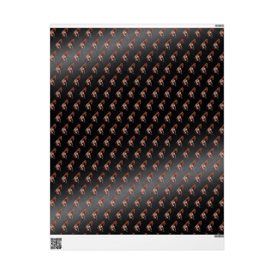 Wrapping Papers - Edwards Timberwolves Design, Gift Wrap, Holiday Present, Party Supplies, Special Occasion Decoration, Scrapbooking