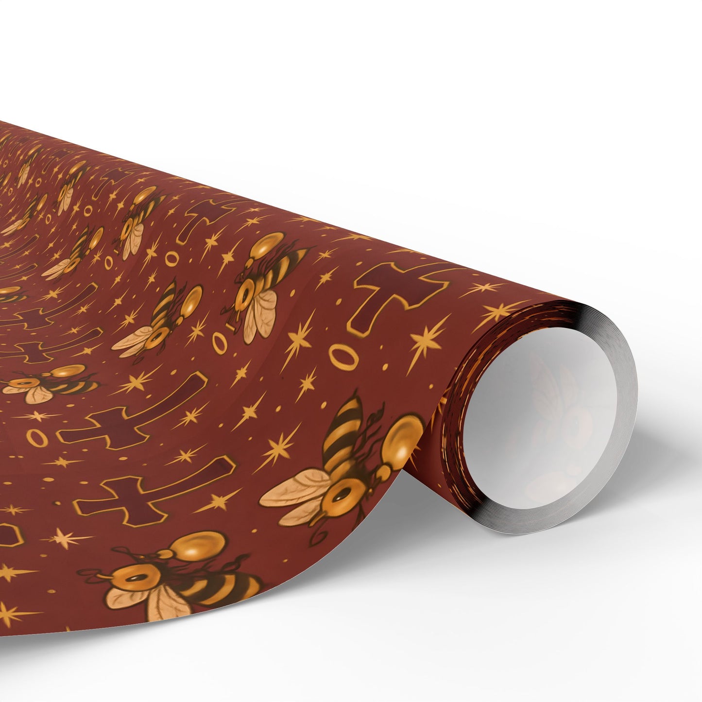 Hornet Wrapping Paper Set for Gift Wrapping, Birthday, Christmas, Holidays, The Heist Club Colorful Pattern