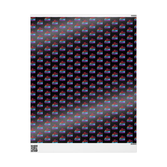 Wrapping Paper, The Heist Club Gift Wrap, Christmas Holiday Present Decoration, Birthday Party Supplies, Elegant Black and Gold Design