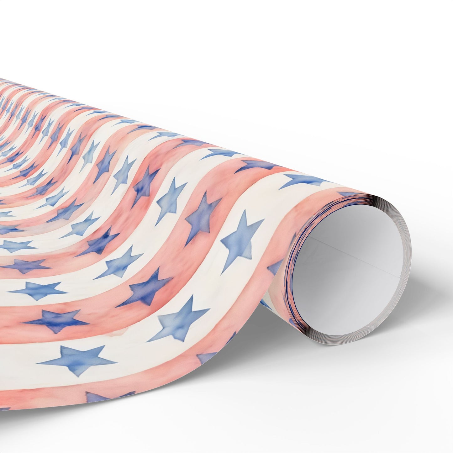 Wrapping Papers, Patriotic Stars Gift Wrap, USA Flag Stars Packaging Supplies, Independence Day Decor, 4th of July Party Favor, Red White