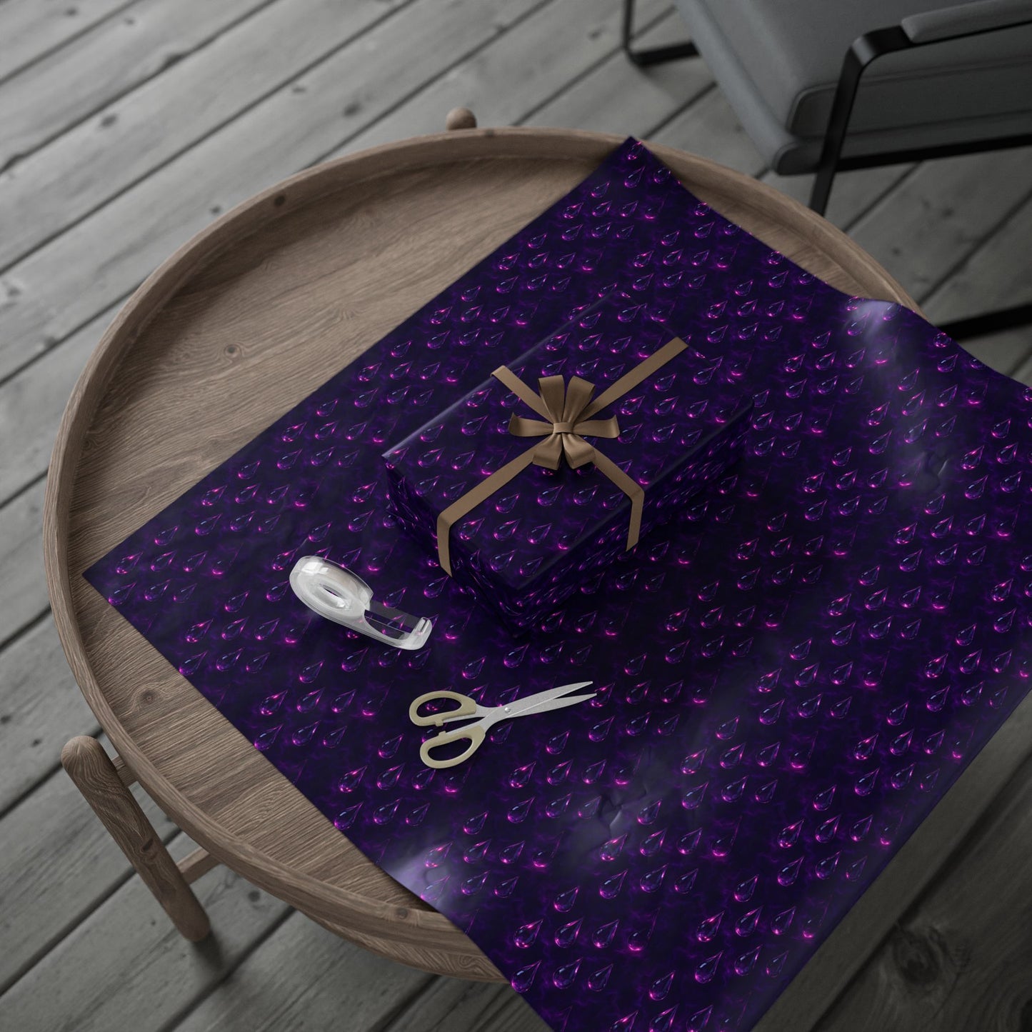 Wrapping Papers, Purple Rain, Gift Wrap Roll for Holidays, Birthdays, Special Occasions, Musician Gift Wrap, Unique