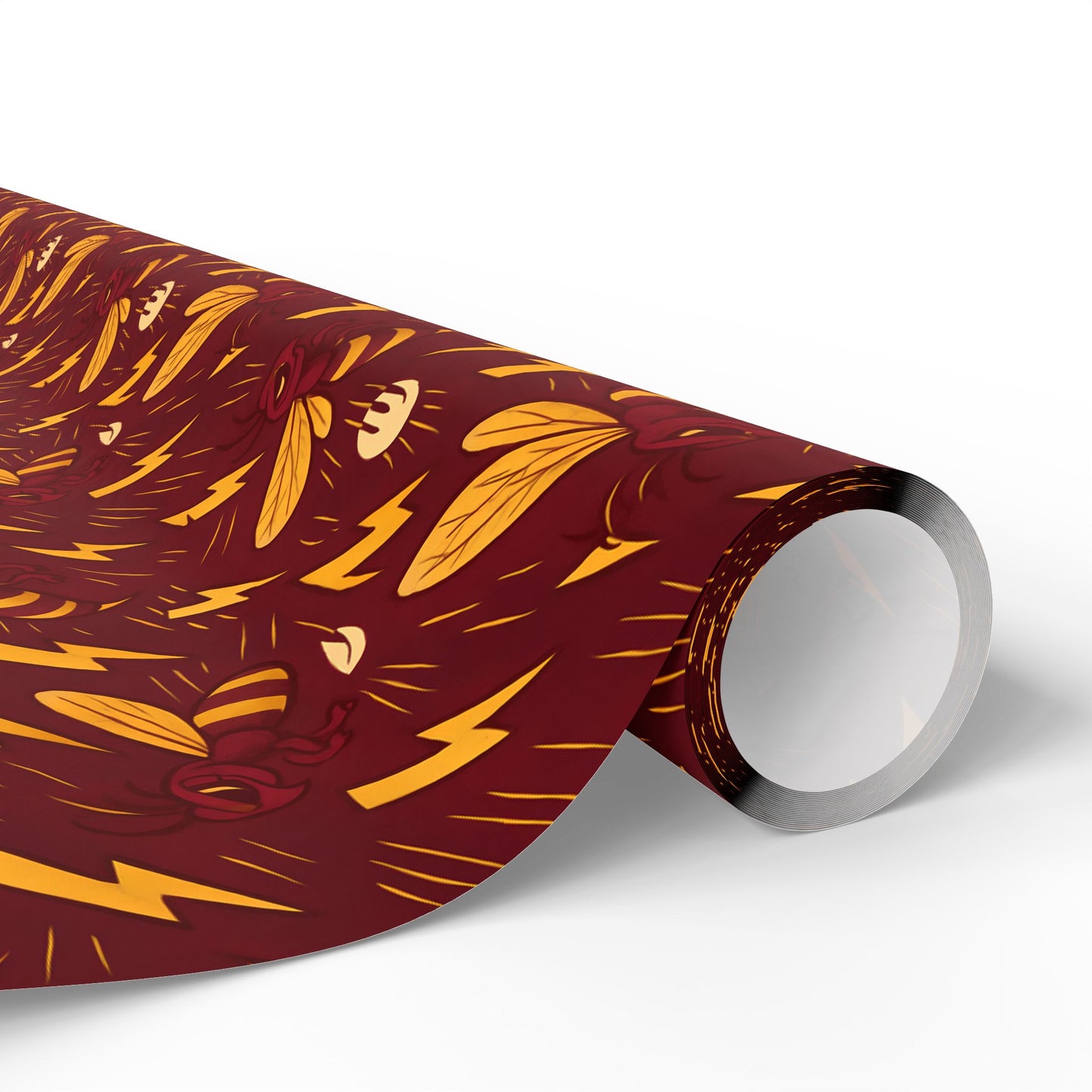 Hornet Wrapping Paper Set for Gift Wrapping, Birthday, Christmas, Holidays, The Heist Club Colorful Pattern