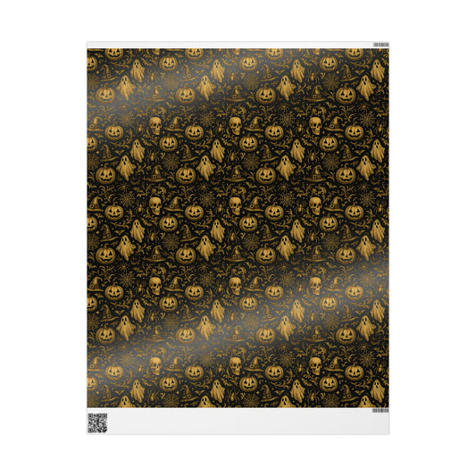 Halloween Wrapping Paper Design, Gift Wrap for Parties, Presents, Crafts, Decor, Scrapbooking