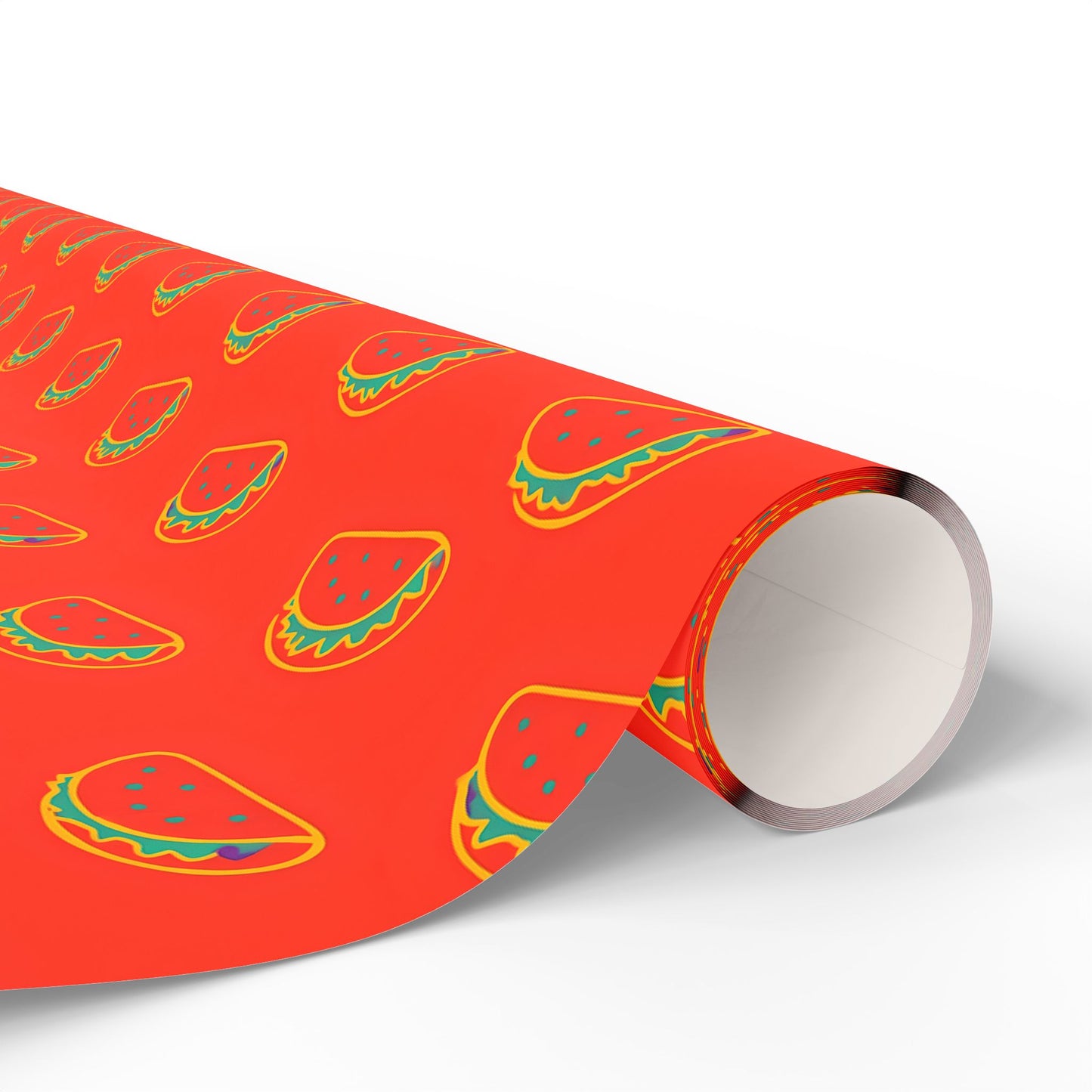 Taco Wrapping Paper - Festive Foodie Gift Wrap, Mexican Cuisine Celebration Supplies, Colorful Taco Pattern, Fun Fiesta Party Decor, Food
