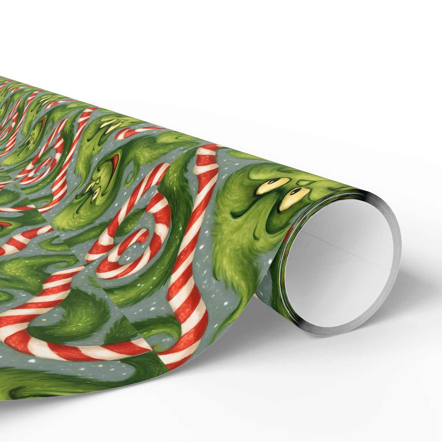Grinch Inspired Wrapping Paper | Holiday Christmas Wrapping Sheets