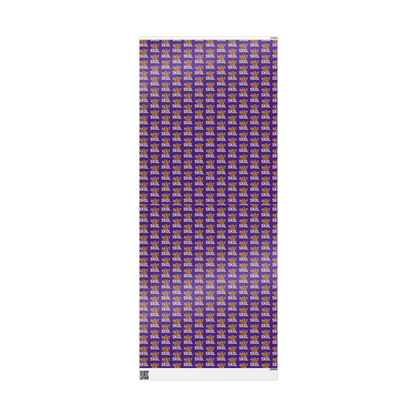 Wrapping Paper, SKOL The Heist Club Gift Wrap, Christmas Holiday Present Decoration, Birthday Party Supplies, Elegant Black and Gold Design