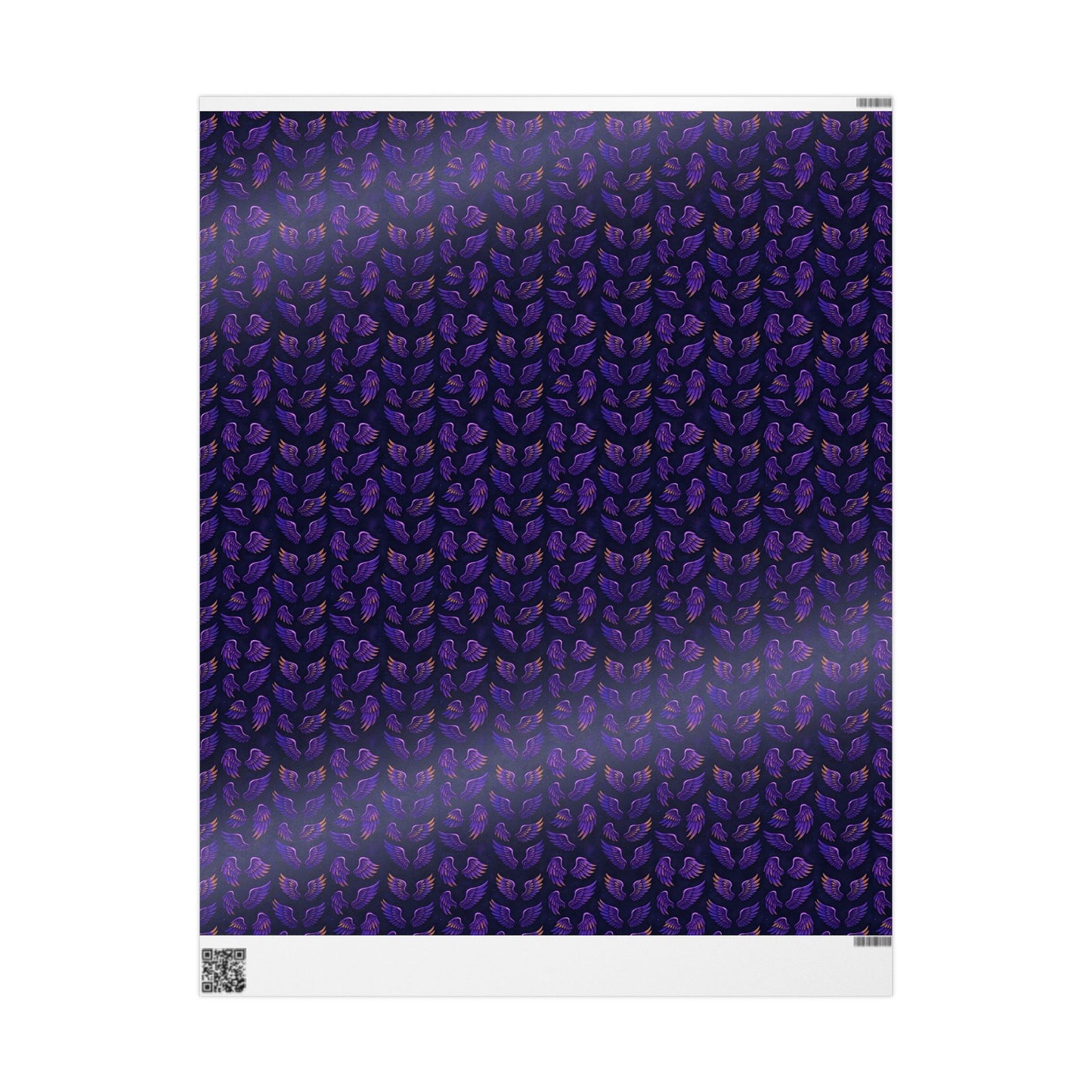 Wrapping Papers, Prince purple wings pattern, Gift Wrap Roll for Holidays, Birthdays, Special Occasions, Musician Gift Wrap, Unique