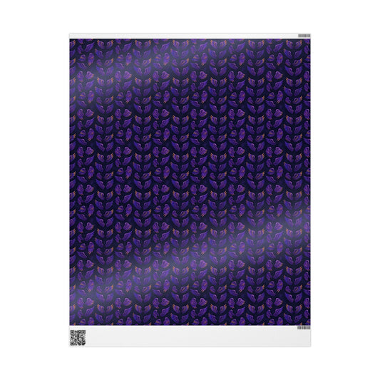 Wrapping Papers, Prince purple wings pattern, Gift Wrap Roll for Holidays, Birthdays, Special Occasions, Musician Gift Wrap, Unique