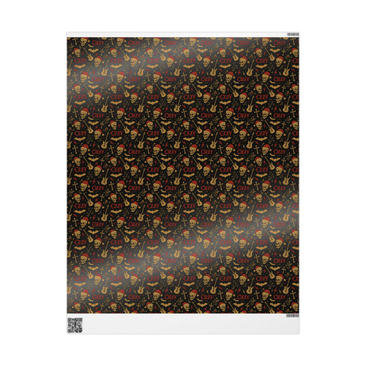 Christmas Wrapping Papers, Gift Wrap Sheets for Music Lovers, Unique Holiday Gift Packaging, Music Themed