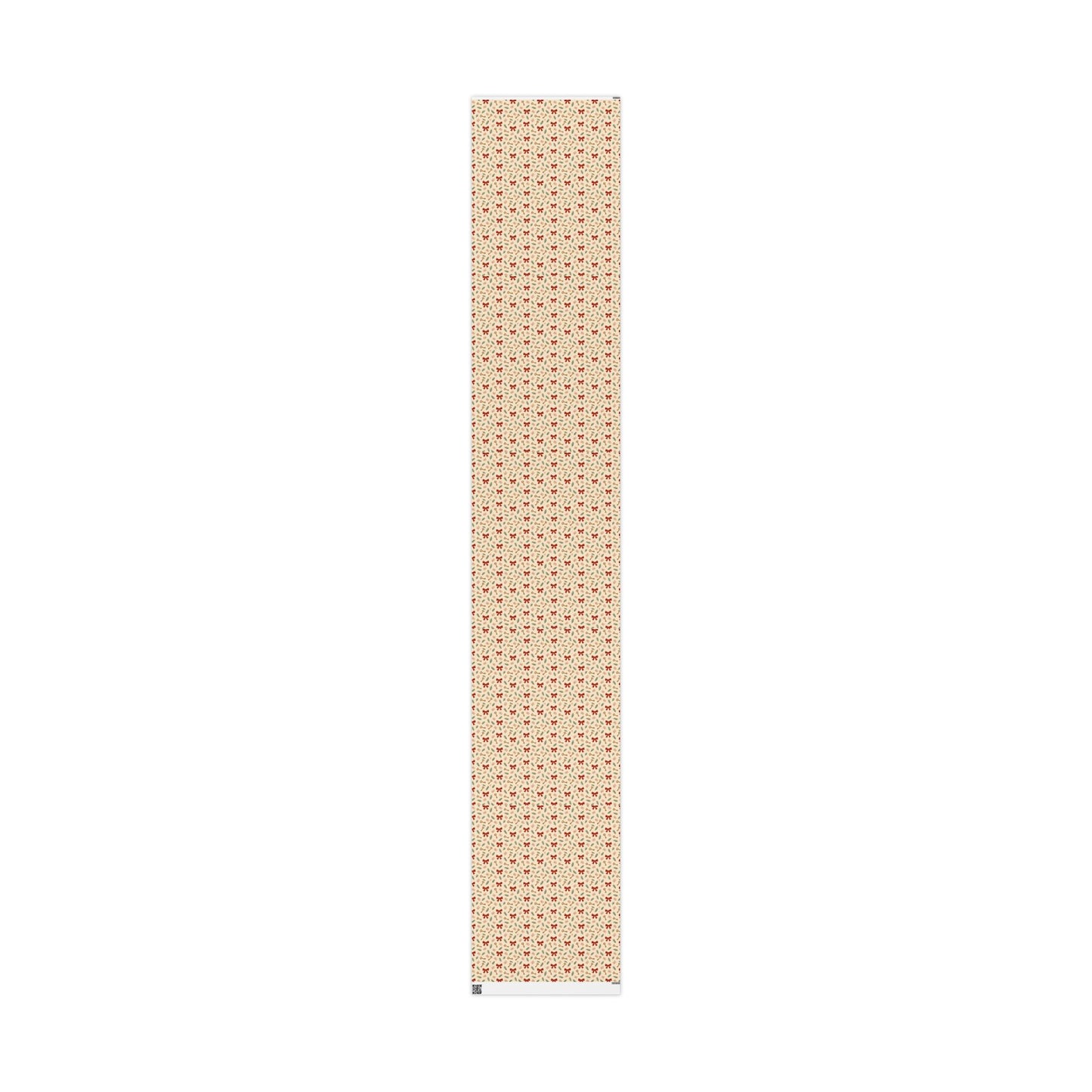 Heist Club Red Bow & Pine Sprig Wrapping Paper | Holiday Pattern