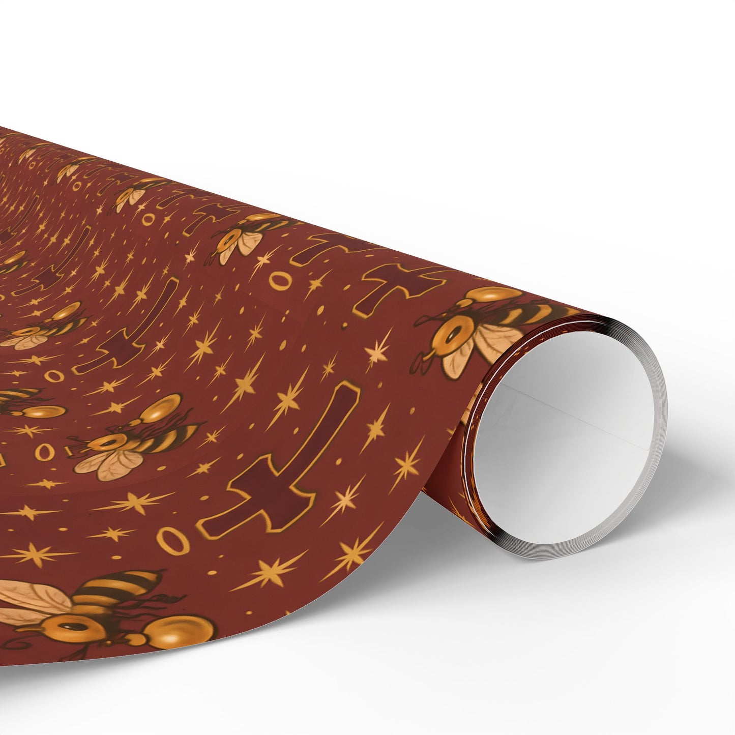 Hornet Wrapping Paper Set for Gift Wrapping, Birthday, Christmas, Holidays, The Heist Club Colorful Pattern